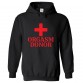 Orgasm Donor Classic Funny Mens Kids and Adults Pullover Hoodie